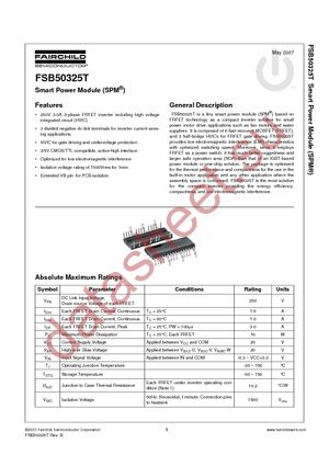 FSB50325T datasheet  